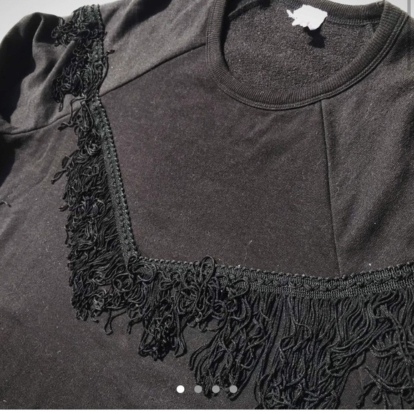 Juicy Couture Tops - Juicy Couture fringe sweatshirt